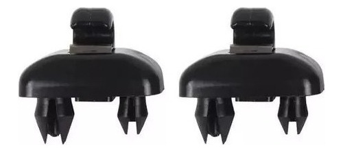 2  Ganchos Soporte Negro Visera Parasol Audi A1 A3 A4 A5 Q3