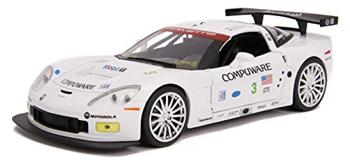 Músculo Grande 1:24 2005 Chevy Corvette C6r Die-cast 1qdmf