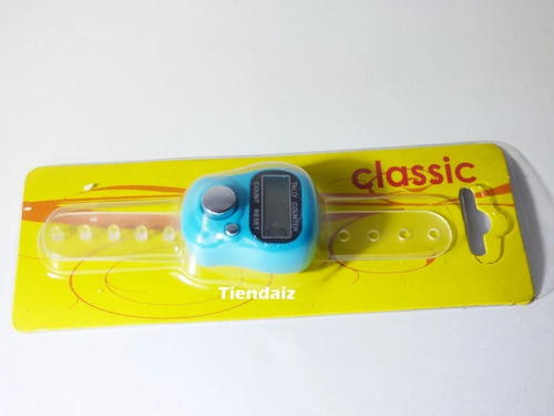 Contador De Vueltas Crochet Tejer Tejido Lana Digital Dedo