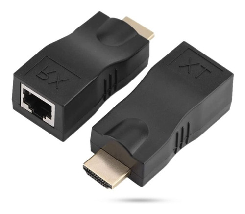 Extender Hdmi Pasivo Cable Cat 5e/6 Por 30 Metros Con Utp