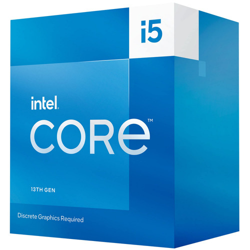 Processador gamer Intel Core I5-13400F BX8071513400F  de 10 núcleos e  4.6GHz de frequência