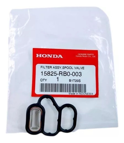 Filtro Oleo Valvula Carretel - Honda City 2020