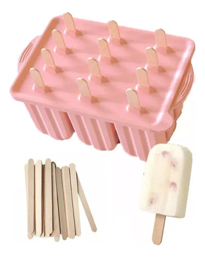 Molde For Paletas De 12 Cavidades, Molde For Helado De