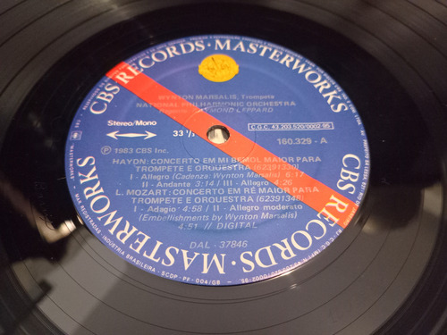 Lp Wynton Marsalis - Trumpet Concertos (Usado)