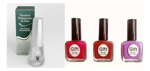 Quimica Alemana + 3 Esmaltes  Profesionales Gift 