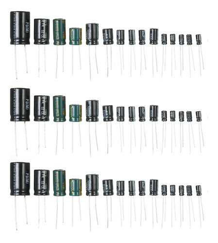 Kit De Condensadores Electrolíticos 1uf-2200uf De 50 V, 120