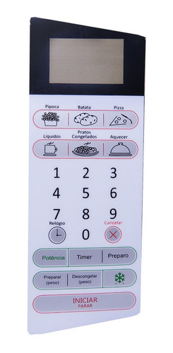Membrana Do Teclado Para Microondas Cce M20t M 20t Novo