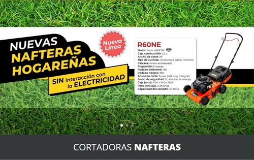 Imagen 2 de 4 de Cortadora De Pasto Naftera Dibra R60ne Briggs Stratton 4,5hp