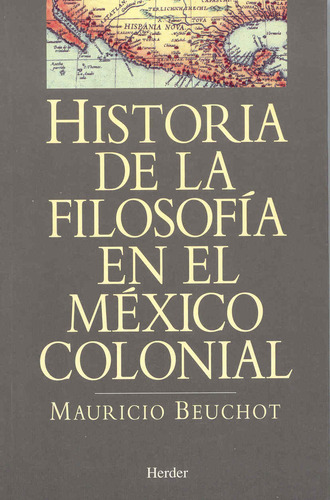 Libro- Historia De La Filosofia En El México... -original