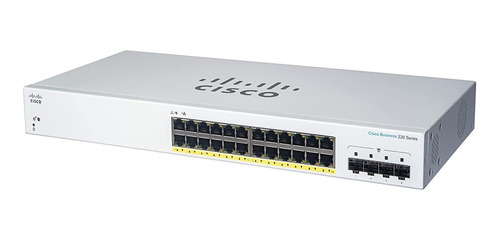 Imagen 1 de 1 de Switch Cisco Business Cbs220 24t 4g Gigabit + 4 Puertos Sfp