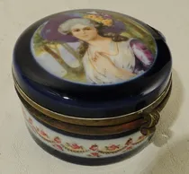 Comprar Antiguo Alhajero Porcelana Azul1315 Arte Antica Antiguedades