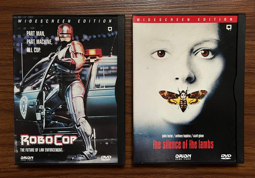 Robocop & El Silencio De Los Inocentes Dvd Ingles Solo *leer