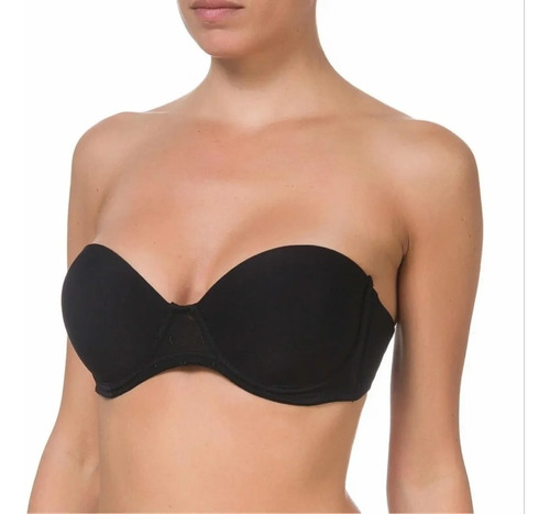 Corpiño Strapless, Microfibra, Multifuncion. Selu 4232