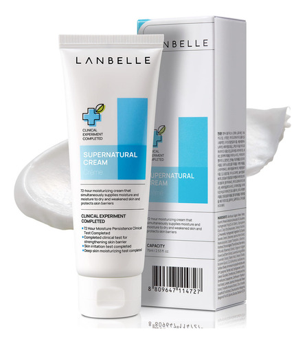 Lanbelle Crema Facial Hidratante Sobrenatural De 2.53 Onzas.