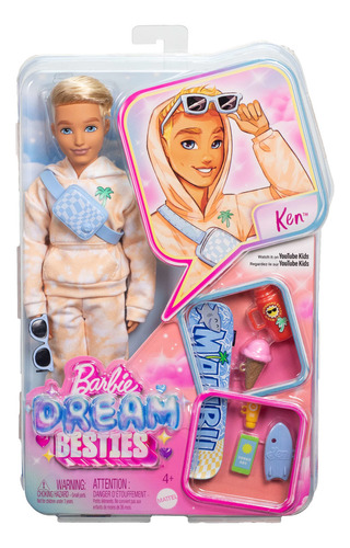 Muñeca Ken - Barbie Dream Besties Y Accesorios Día Del Niño