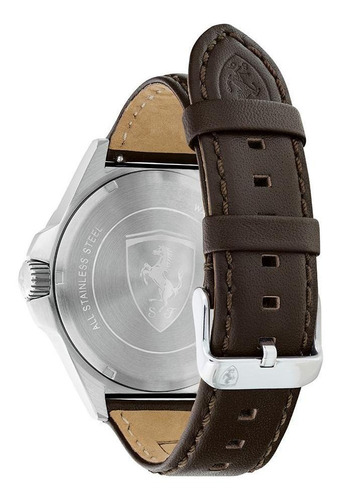 Imagen 3 de 4 de Reloj Ferrari Caballero Color Marrón 0830488 - S007