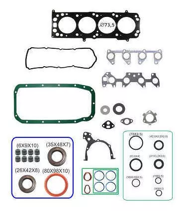 Jogo juntas Motor Gm bastos 1210137pk Prisma-Onix - Bianchini Auto