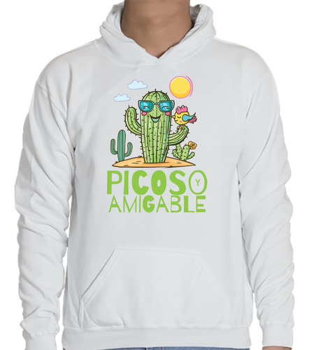 Sudadera Juvenil 8-14 Años Cactus Picoso Y Amigable