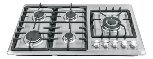 Parrilla De Gas Empotrable Foset Pae-915ga Acero Inox 5 Quem Color Gris