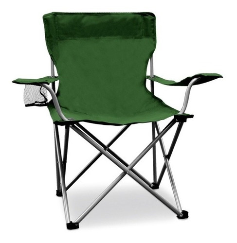 Silla De Playa Plegable En 4 Verde