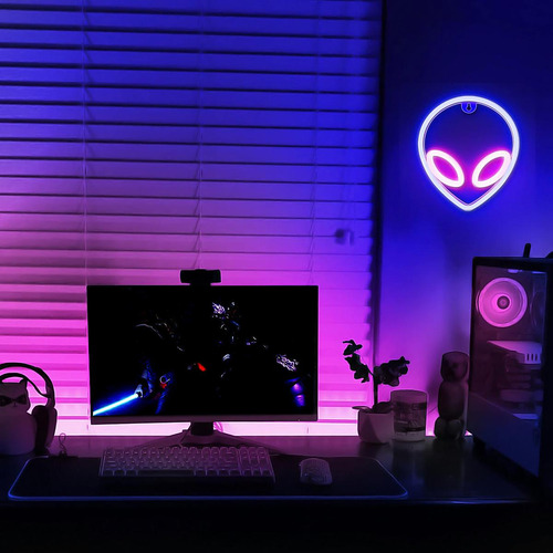 Decoración Led Para Estudio, Mxanb-002, 2pzas, Usb Ó 3 Pilas