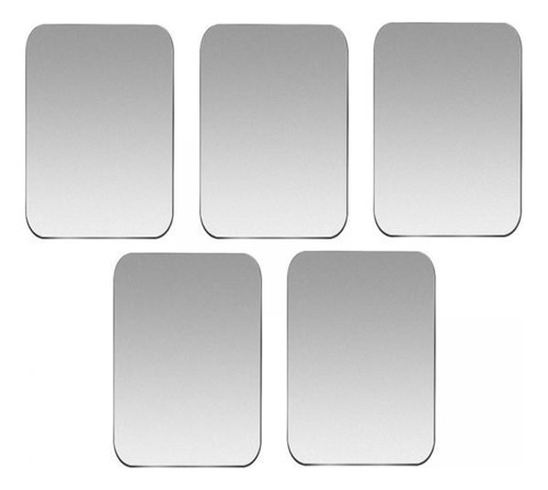 5 X 5 Piezas Universal Magnético Placa De Aluminio Disco