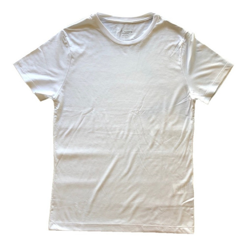 Imagem 1 de 5 de Camiseta Viscose De Bambu Branca Lisa Bamboo World