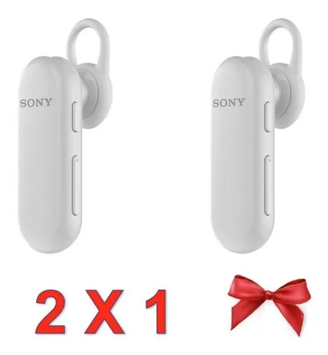 2 X 1 Manos Libres Mono Mbh22 Sony Bluetooth Blanco