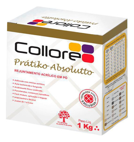 Rejunte Acrílico Para Piscina Cor Madeira Jatobá 1kg