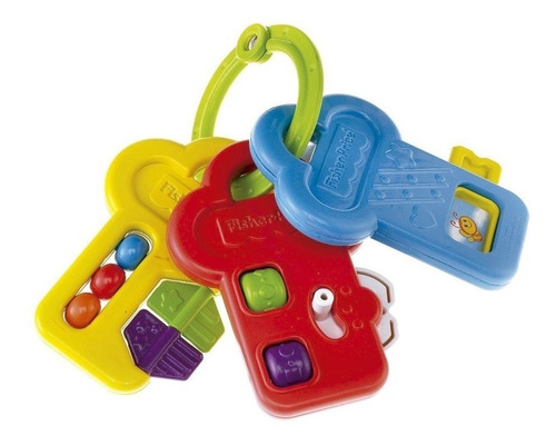 Llavero Llaves De Colores Fisher Price Con Actividades 3m+