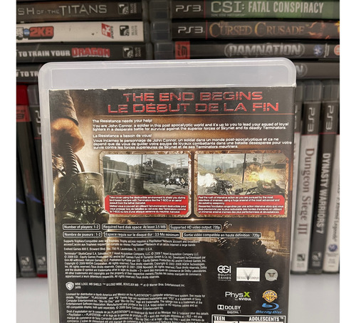 Jogo Ps3 Terminator Salvation Físico Original