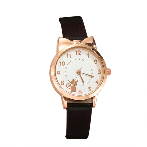 Reloj De Cuarzo Moderno De Diseño Blanco Para Mujer
