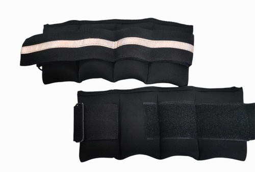 Pesas Fitness Par De Polainas 1 1/2 Kg Cada Una Tobillos Negro