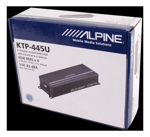 Ktp-445u Amplificador Alpine 4 Canales