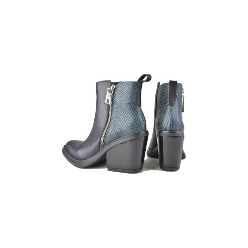 Botinetas Botas Botitas De Mujer De Cuero Kioto - Ferraro
