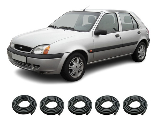 Ford Fiesta 2000 Burletes Kit 4 Puertas + Baul Rapinese Xxy