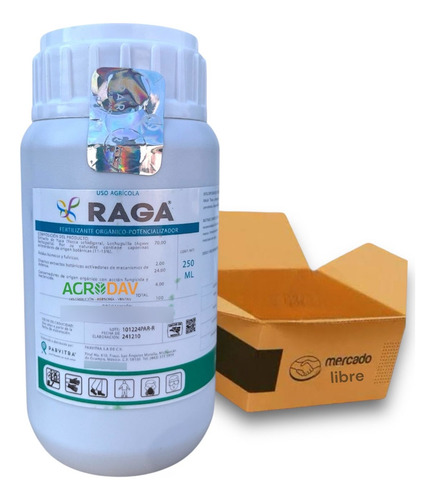 Fertilizante 100% Orgánico, Extracto De Yuca 250 Ml 12 Pzas