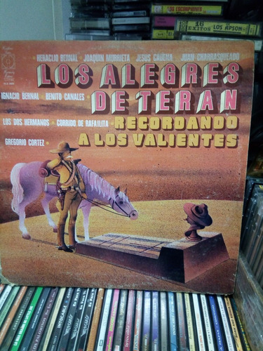 Los Alegres De Teran - Recordando A Los Valientes (disco Lp)