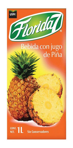Bebida De Fruta Florida 7 Piña 1l | Meses sin intereses Bebida De Fruta Florida 7 Piña 1l | Meses sin intereses