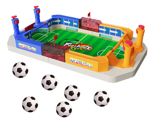 Juego De Fútbol De Mesa, Mini Juego De Futbolín 6 Bolas