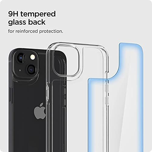 Imagen 4 de 8 de Funda Spigen Quartz Hybrid Para iPhone 13 - Clear