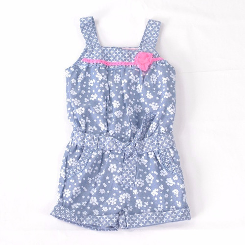 Little Lass Jumpsuit Azul Estampado 4 Msrp $600