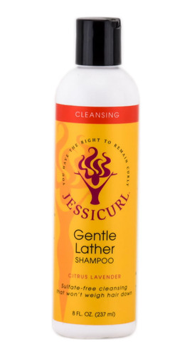 Jesicurl Gentle Espuma Champú (tamaño: Citrus Lavanda - 8 Oz