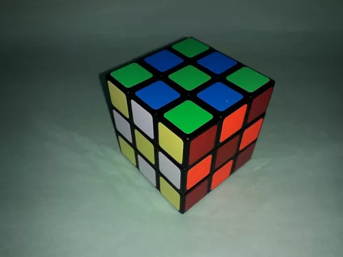 Cubo Mágico 3x3 Preto Adesivado (YJ8358)