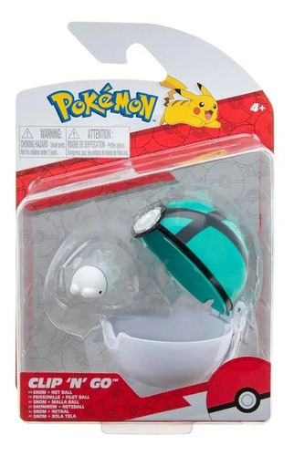 Pokemon Clip And Go Snom + Net Ball Sunny 2606