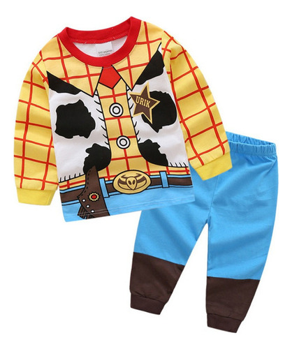 Pijama Woody Buzz Lightyear De Toy Story Para Niños