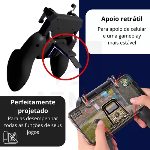 Game Pad Freefire Mobile Analógico Direcional Ios Android