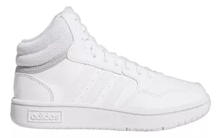 Tenis adidas Mujer Niño Blanco Casual Hoops 3.0 Mid