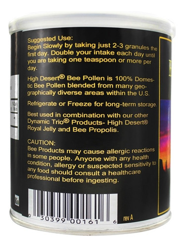 Cc Pollen High Desert Bee Pollen Granules 1 Lbs By Cc Pollen