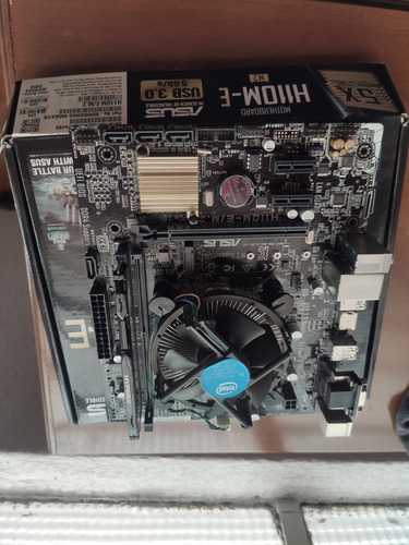 Kit Motherboard Asus H110m-e M2 Con Procesador Intel Negro (Usado)